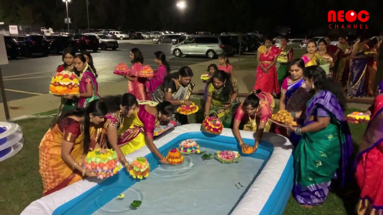 Bathukamma Sambaraalu by TANA & NEOTA, Cleveland Ohio - Part 3