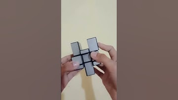 Mirror cube Checker board pattern Easy