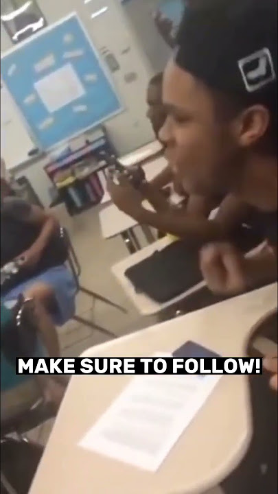 Kid was beatboxing, in class, so his teacher decided to rap along to the beat!