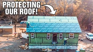 Protecting Our Cabin Homestead Roof From The Coming Winter Weather | Ice & Water Shield Installed