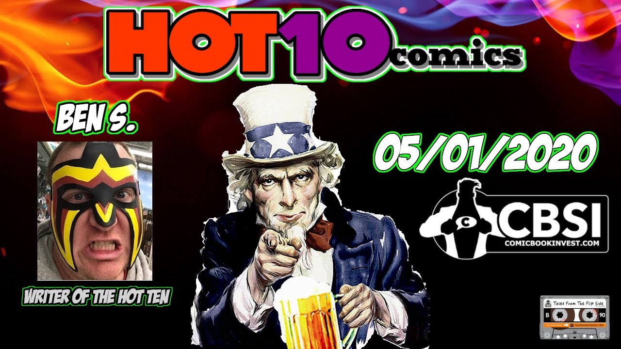 CBSI Hot 10 Comics List: The Top Ten Comic Books Week of 05/05/2020