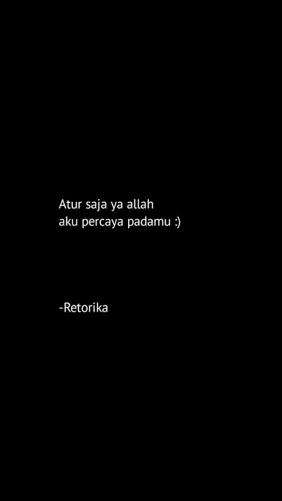 ku pasrahkan semua kepadamu ya allah || Story WA 30 Detik kekinian