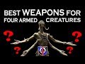 Best medieval weapons for four-armed creatures: FANTASY RE-ARMED