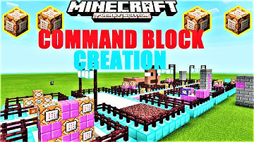Minecraft PE - 10 COOL COMMAND BLOCK CREATIONS ! MCPE 1.1 REDSTONE MAP