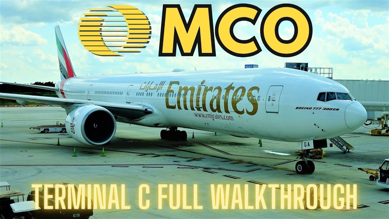 ⁣[4K] TERMINAL C FULL WALK and PLANE SPOTTING | ORLANDO INTL AIRPORT #aviation #planespotting #new