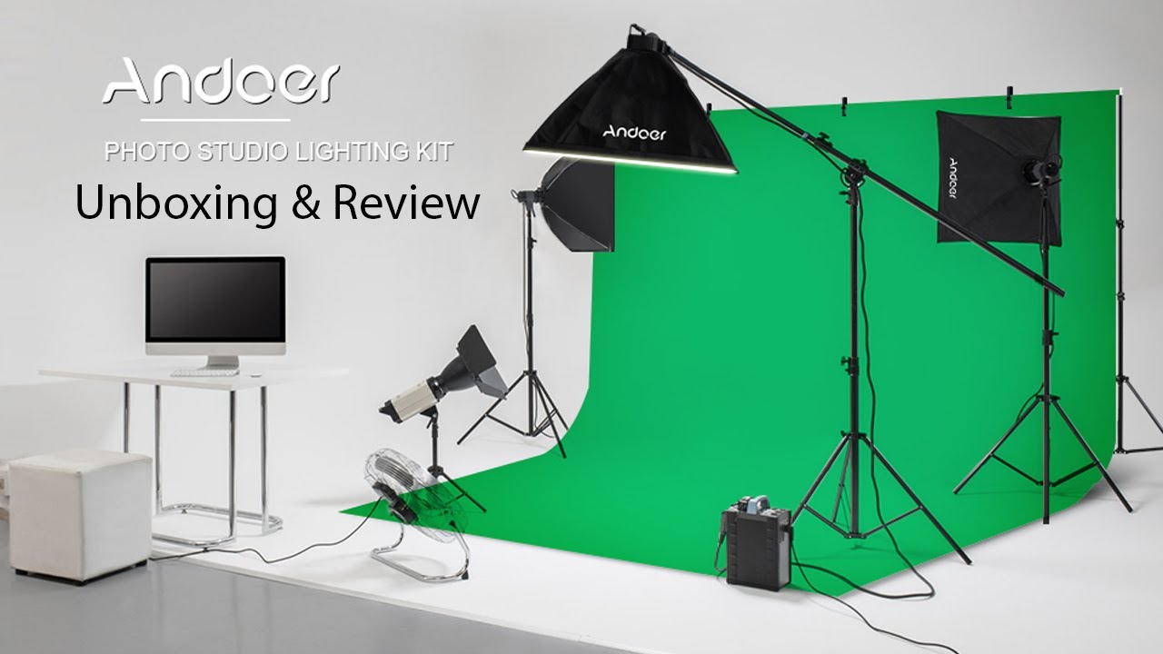 Professional youtube studio setup for beginners andoer softbox review