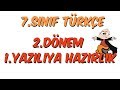 7.Sınıf Türkçe 2.Dönem 1.Yazılıya Hazırlık