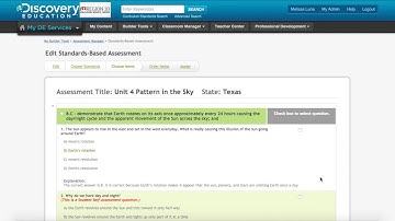 DE Video -  Standards Based Assessment