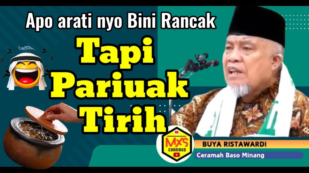 🔴 Buya Ristawardi dt Marajo : Bini Rancak tapi Samo jo Pariuak Tirih ⁉️#ceramahbahasominang #dosa 