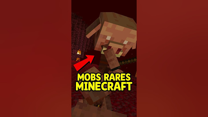 Les MOBS les plus rares de MINECRAFT 😯