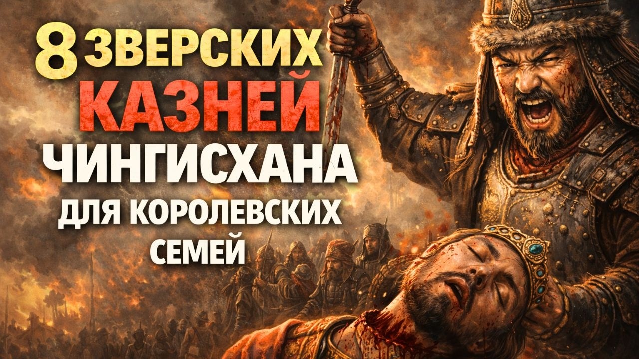 Как ЧИНГИСХАН уничтожил ТРЕТЬ Азии за поколение?!