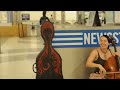 Unwoman performs "Blight" on cello in Montgomery St BART station - PSWED