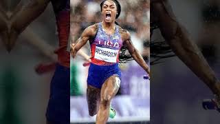 Sha'Carri Richardson ♥️👑👟🏃 #shacarri #running #100m #sprinter #olympics #shorts #viral #athlete