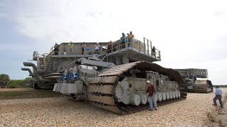 NASA's massive crawler transporter! Get up close and personal