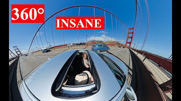 360° Golden Gate Bridge Drive: Your Virtual Ride - San Francisco’s Icon!  Filmed with Insta360 X5