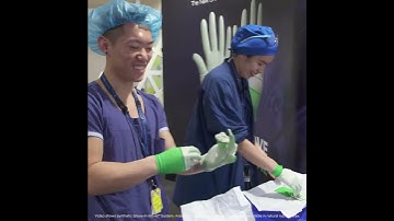 GAMMEX® Latex Glove-in-Glove™ System Easy Top Glove Change