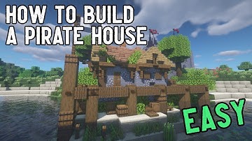 How to make a small pirate house in minecraft EASY