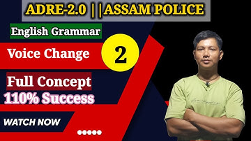 English Grammar In Assamese//Voice Changes Tricks In Assamese//Voice Change By Sanusir