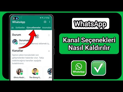WhatsApp Kanal Seçenekleri Nasıl Kaldırılır |  WhatsApp Kanallarını Sil Seçeneği (Yeni Güncelleme)