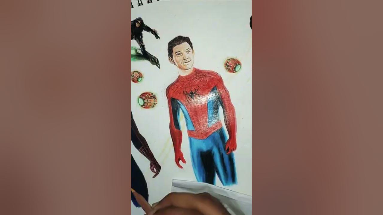 Spiderman No Way Home Drawing | Sinister Six | Time-lapse | #shorts | ATA..