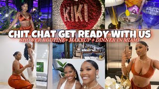 Dinner In Miami 🌴 || Shower Routine+ Makeup Girl Talk+ Trying Kiki On The River+ || Sharae Palmer