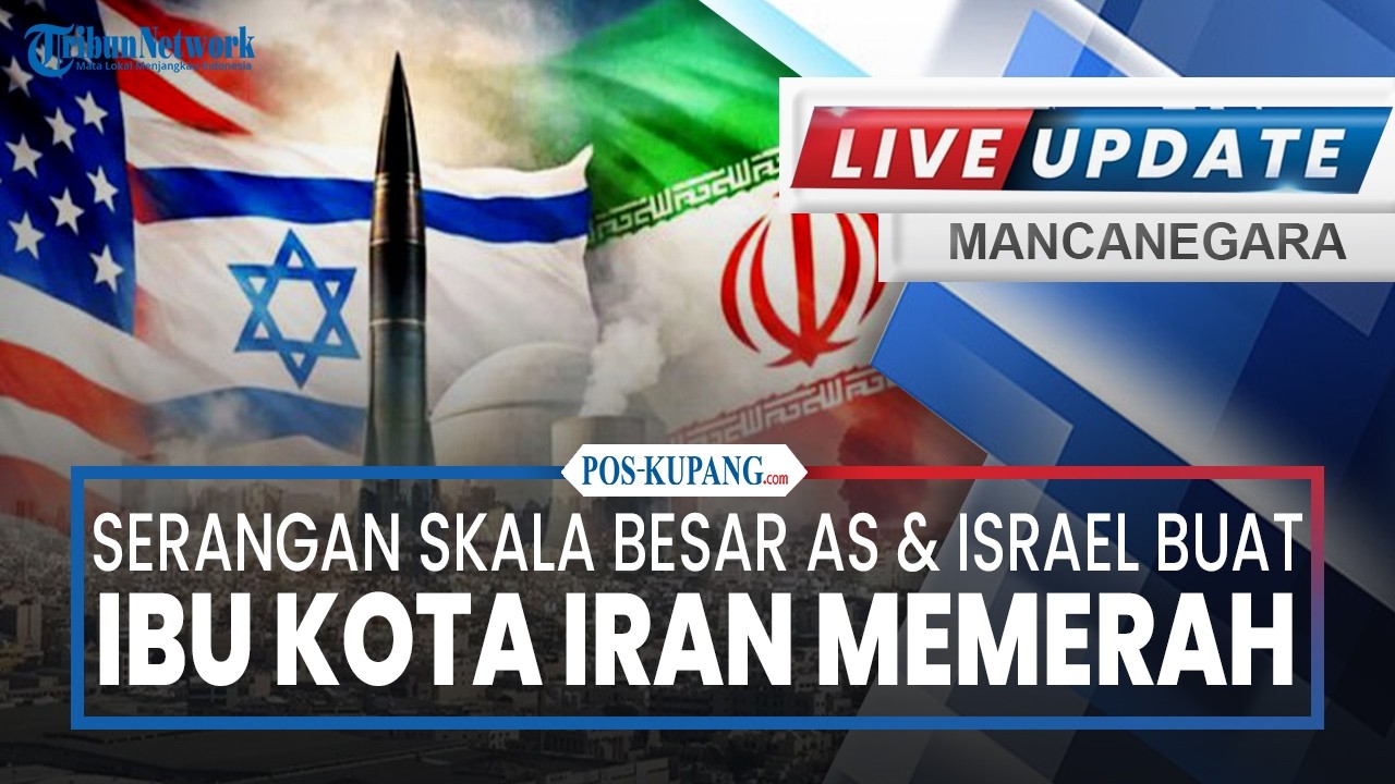 🔴Serangan Skala Besar AS & Israel buat Langit Ibu Kota Iran Memerah, Perang Memasuki Hari ke 7