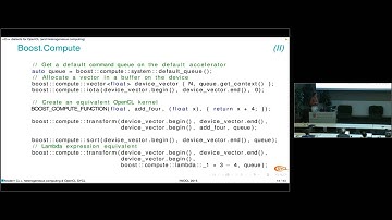 IWOCL 2015: MODERN C++ HETEROGENEOUS COMPUTING AND SYCL FOR OPENCL