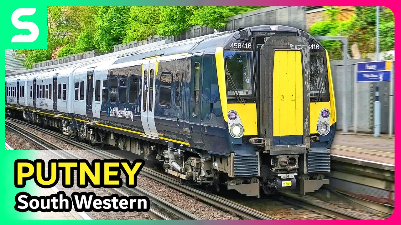 Trains at Putney (SWML) 23/04/2025