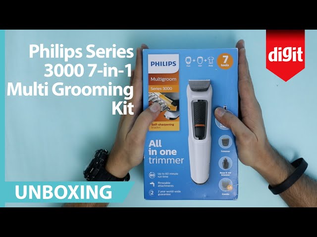 Philips Series 3000 7-in-1 Multi Grooming Kit Unboxing - YouTube