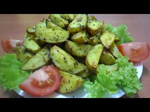 Картофель в духовке | Ароматные дольки из молодой картошки