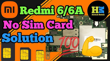Redmi 6/6A No Sim Card Solution | Hirdesh Mallah #mobilerepairing #solution