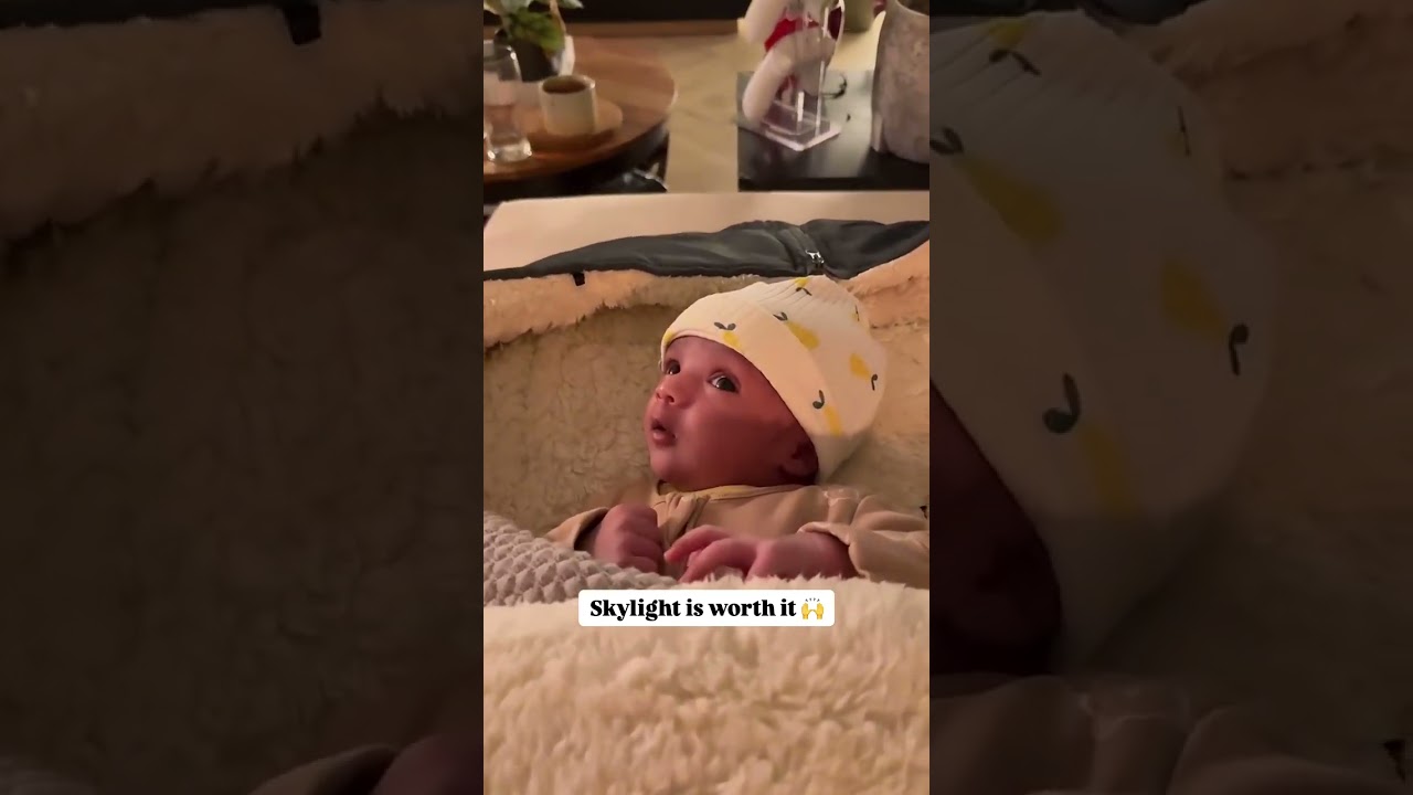 My little one cant resist the skylight 