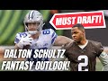 Why Dalton Schultz Is The Best Draft Value At Tight End! 2022 Fantasy Football