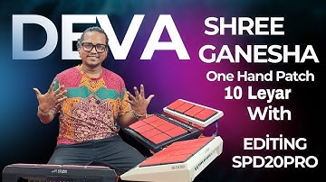 Deva Shree Ganesha Octapad Patch With Editing – One Hand Playing | SPD20Pro 🎧