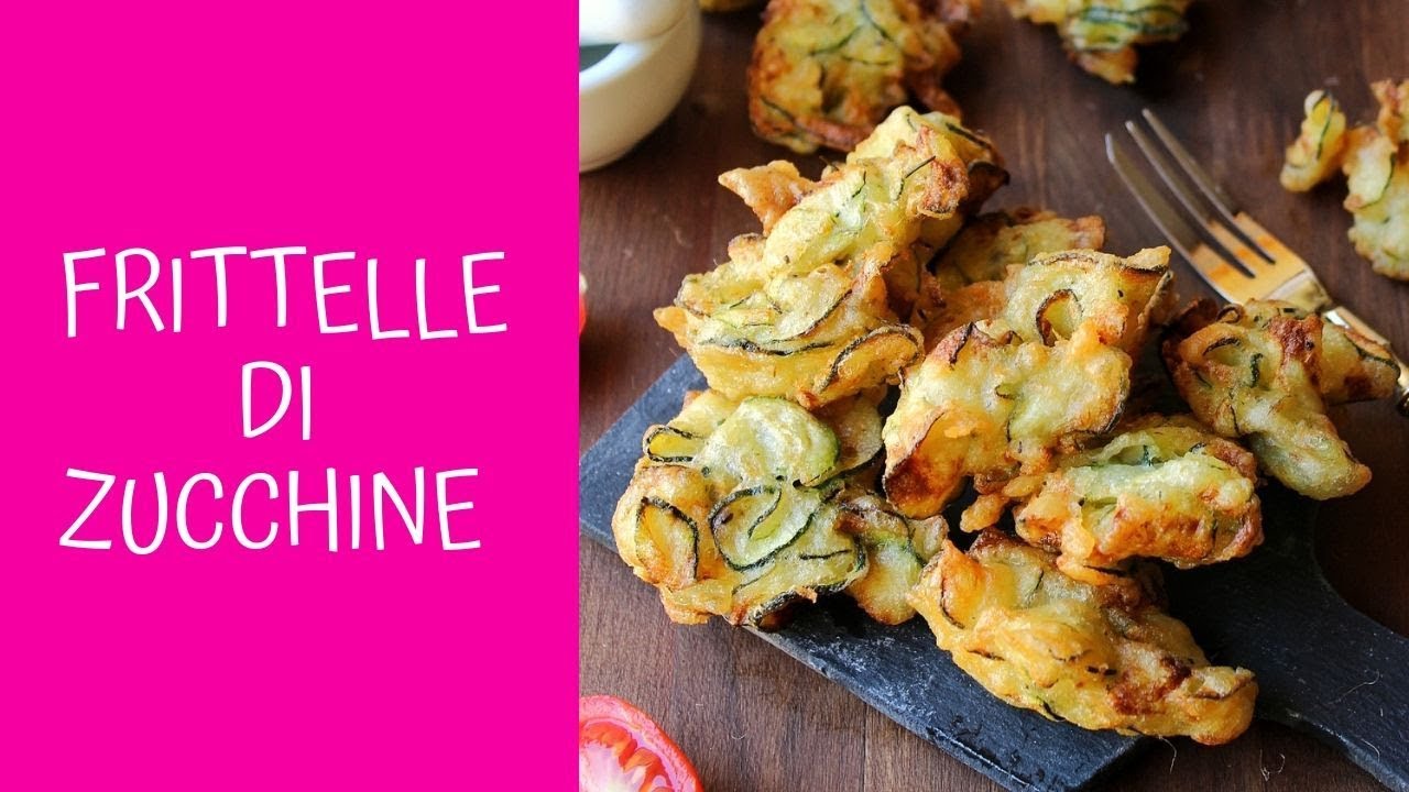 FRITTELLE DI ZUCCHINE senza uova super croccanti - YouTube