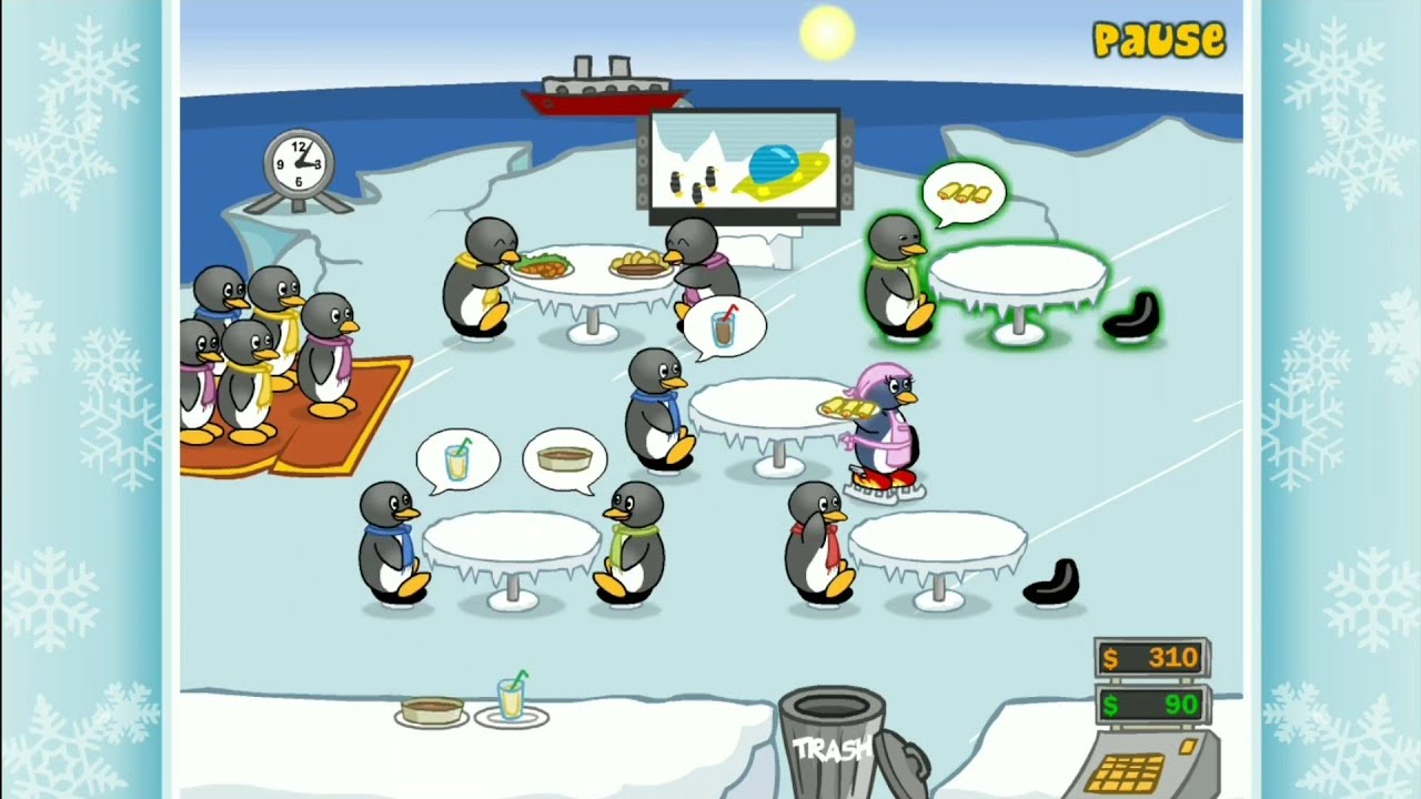 Penguin Diner (Day 5) Jogo do Restaurante dos Pinguins 