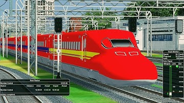 Mumbai-Ahmedabad Bullet Train MSTS Open Rails By Pardesi Gamer