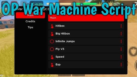 OP War Machine Script | Hydrogen - Fluxus - Delta - Arceus x - Codex Executor