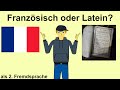 Franzsisch oder latein als 2 fremdsprache  animiertes