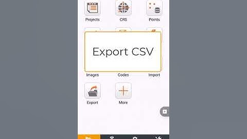 CHCNAV Landstar 8 - Export CSV data of survey