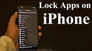 How to Lock Apps on iPhone 14, 14 Pro, 14 Pro Max, 13 Pro or ANY iPhone