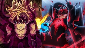 Meliodas Assault Mode VS Asta Union Mode in Jump Force Mugen