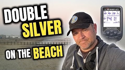 Metal Detecting UK | Beach Hunt | Nokta Legend | Double Silver