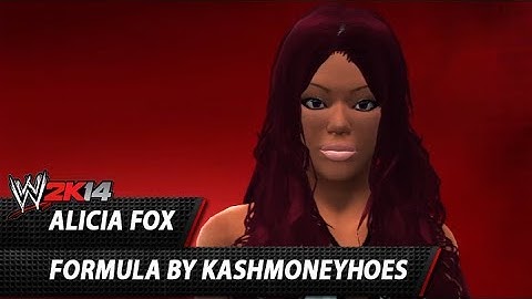 WWE 2K14: Alicia Fox CAW Formula By kashmoneyhoes