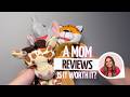 a toddler mom reviews these hand puppets