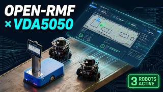 [07] VDA5050 v2.1 + Open-RMF Integration | Multi-Robot Fleet Demo | 3 robots | EIU × ARTC | M2