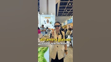 AI Camera glasses, Chinese new technology!#cantonfair #广交会 #leaderhub #smartboard #TV #minipc
