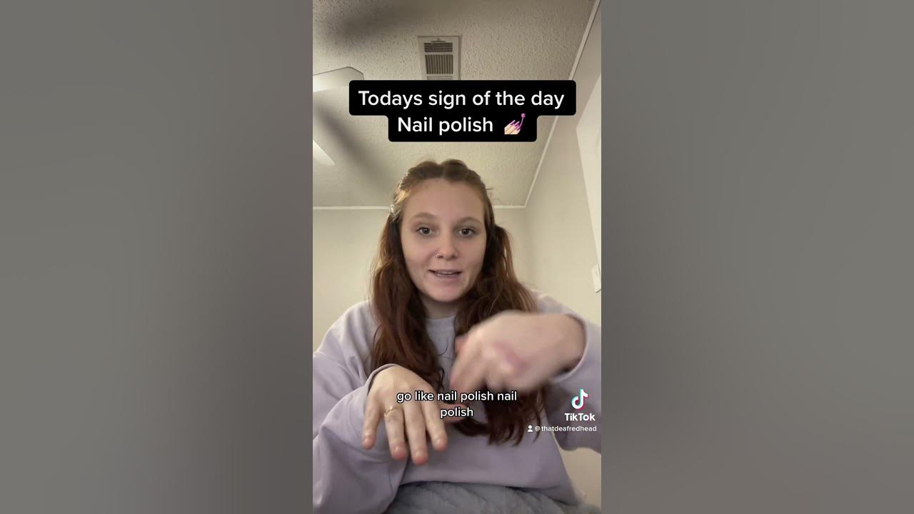 Learn How To Sign Nail Polish in ASL for Beginners American Sign