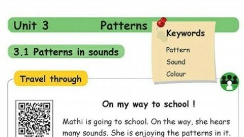 1std Maths - Term 1 - Unit 3 - Patterns