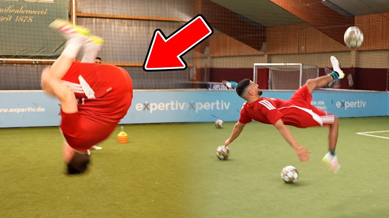 Jordan & Semih ERSTE MAL PROFI FUẞBALK TRAINING